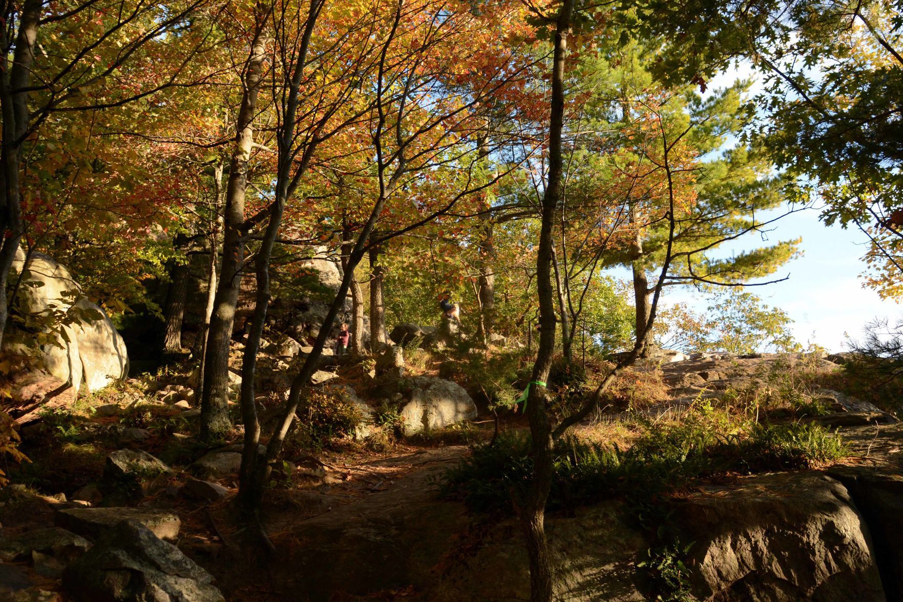 Devil's Lake shows autumn colors, Oct. 18